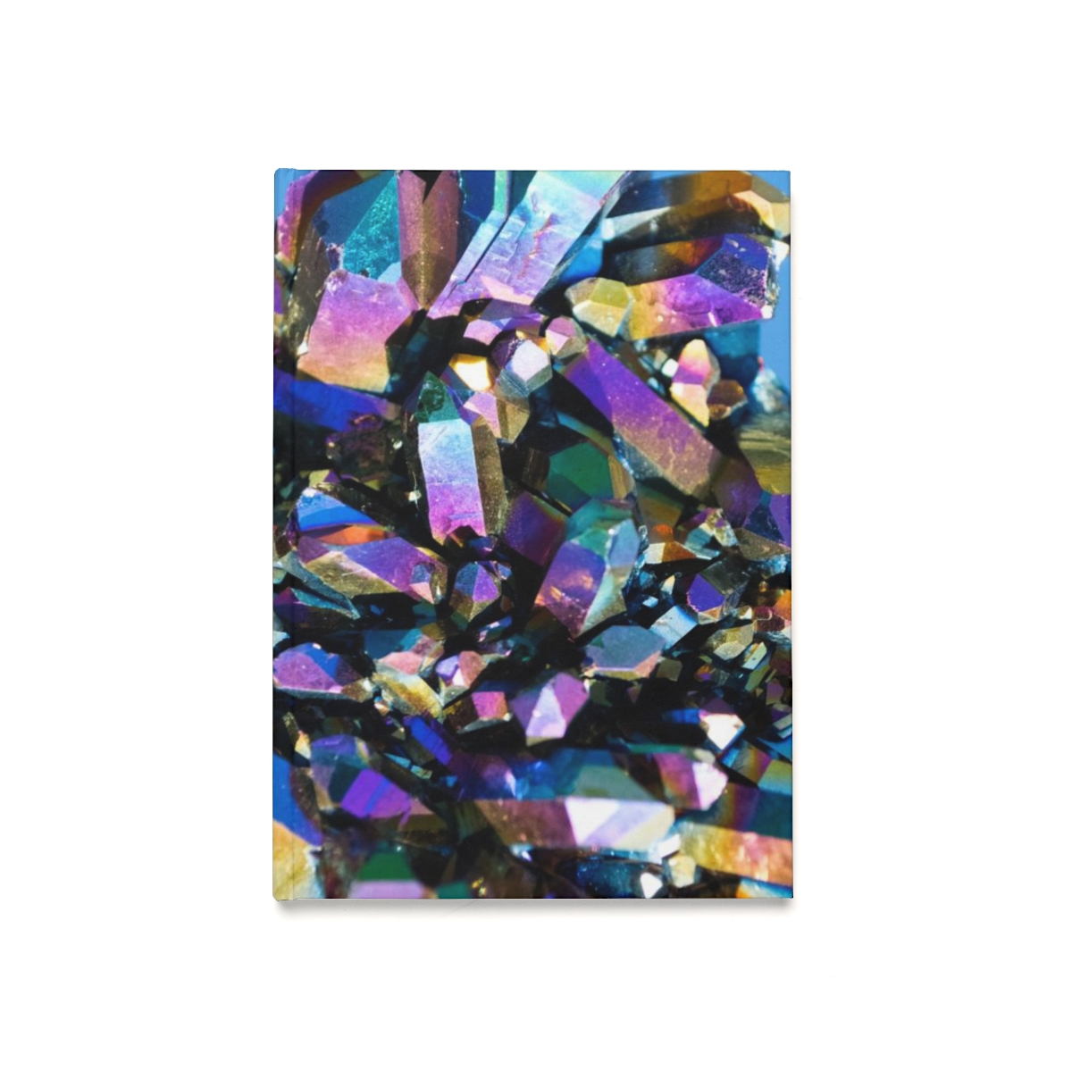 Rainbow Aura Crystal Hardcover Journal (A5)